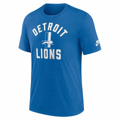 Detroit Lions Favorable Timeline Tri-Blend T-Shirt - Royal T-shirts