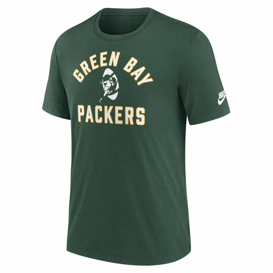 Green Bay Packers Favorable Timeline Tri-Blend T-Shirt - Green T-shirts