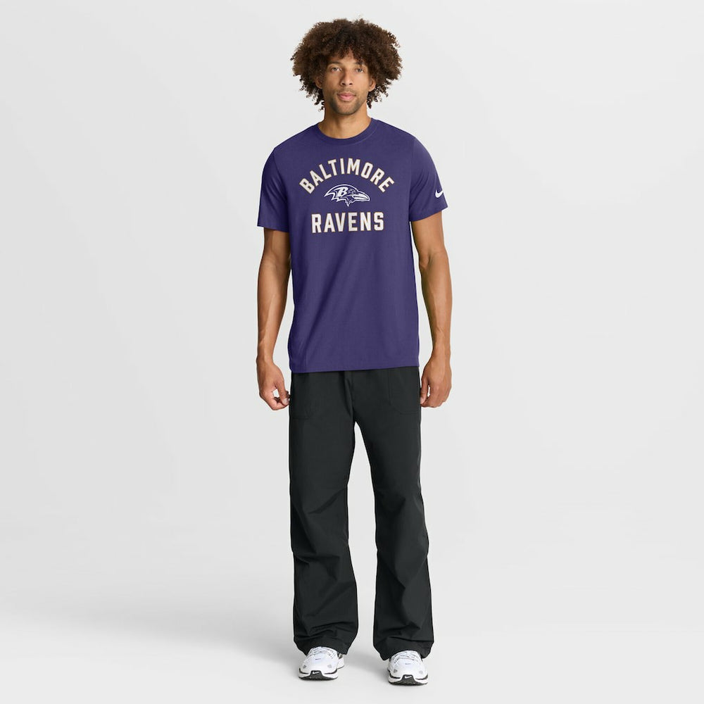 Baltimore Ravens Favorable Timeline Tri-Blend T-Shirt - Purple T-shirts