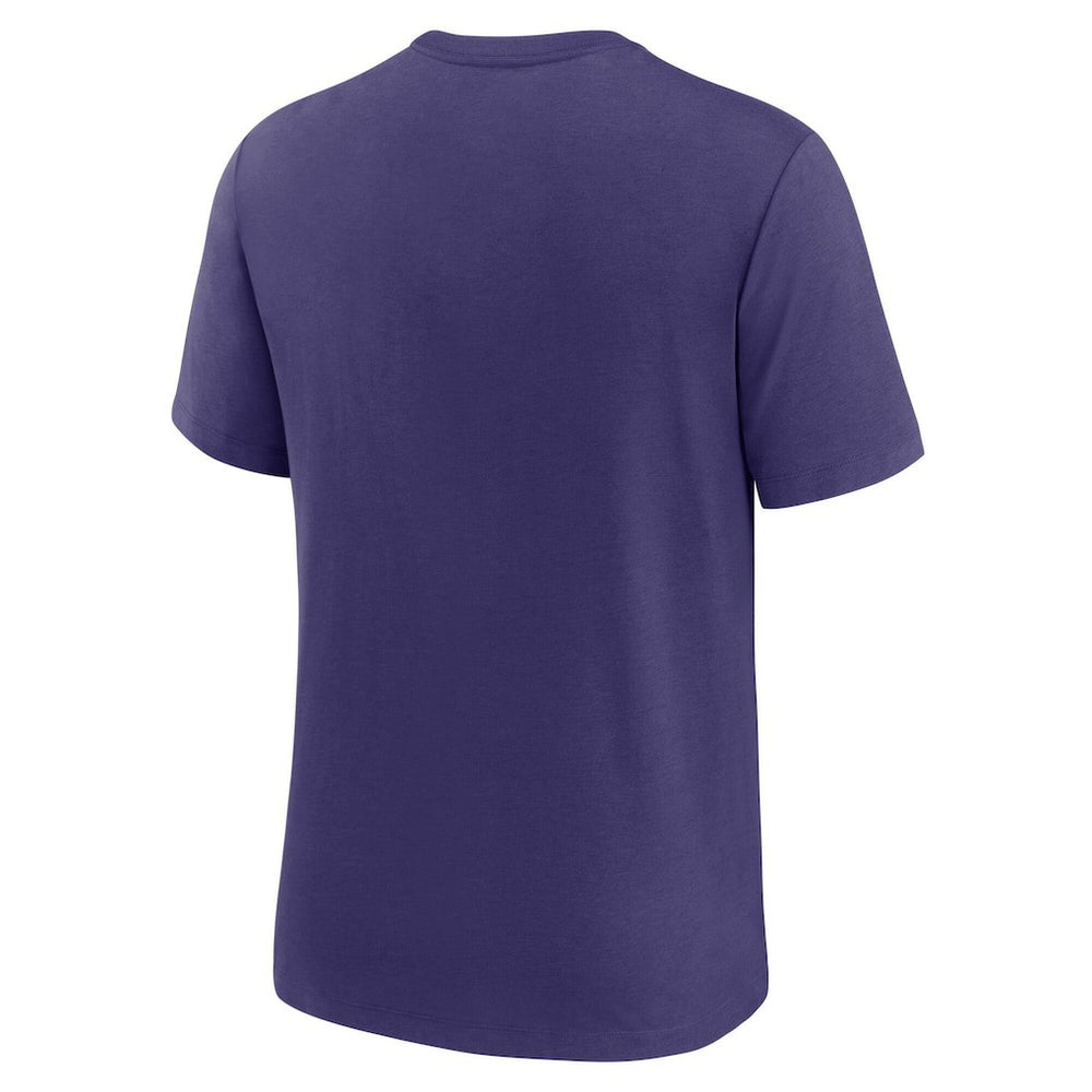 Baltimore Ravens Favorable Timeline Tri-Blend T-Shirt - Purple T-shirts