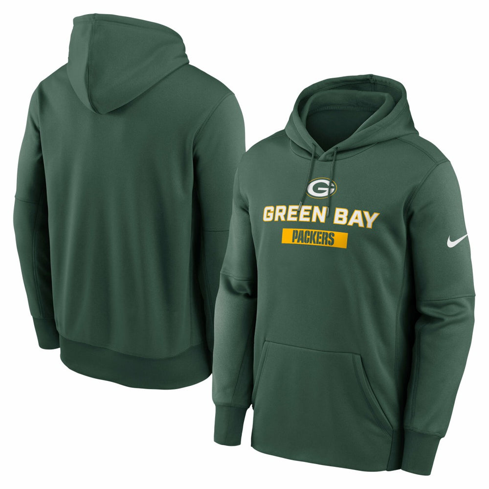 Green Bay Packers Toss Sweep Performance Pullover Hoodie - Green Hoodies