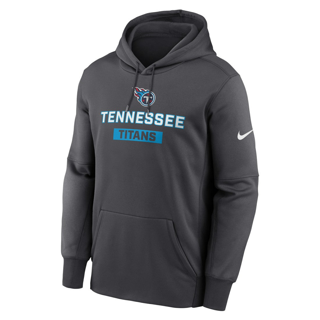 Tennessee Titans Toss Sweep Performance Pullover Hoodie - Anthracite Hoodies