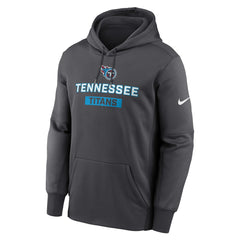Tennessee Titans Toss Sweep Performance Pullover Hoodie - Anthracite Hoodies