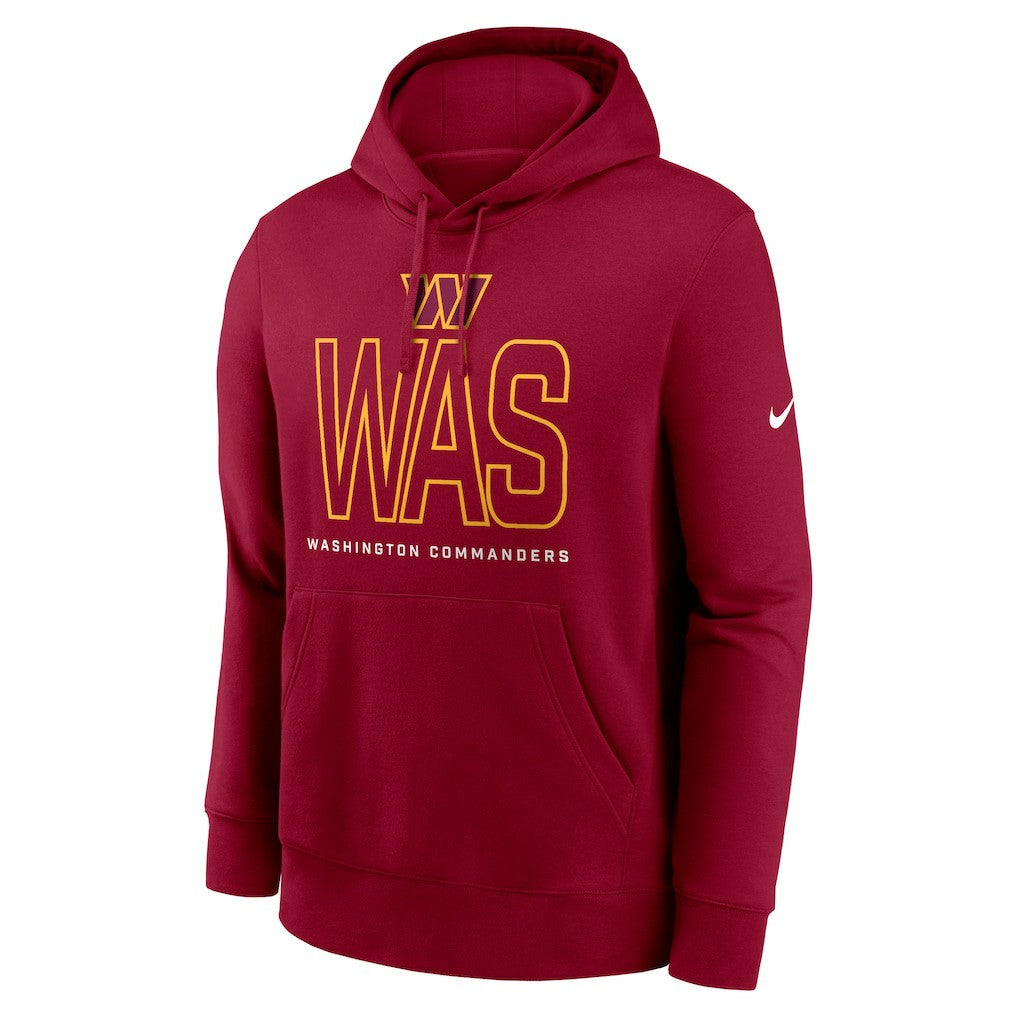 Washington Commanders Busted Play Club Fleece Pullover Hoodie - Burgundy Hoodies
