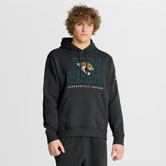 Jacksonville Jaguars Busted Play Club Fleece Pullover Hoodie - Black Hoodies