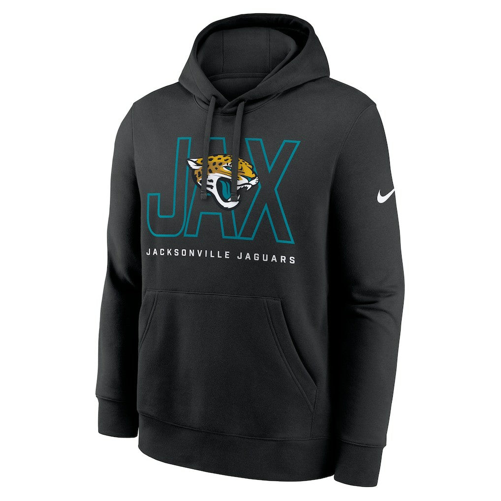 Jacksonville Jaguars Busted Play Club Fleece Pullover Hoodie - Black Hoodies