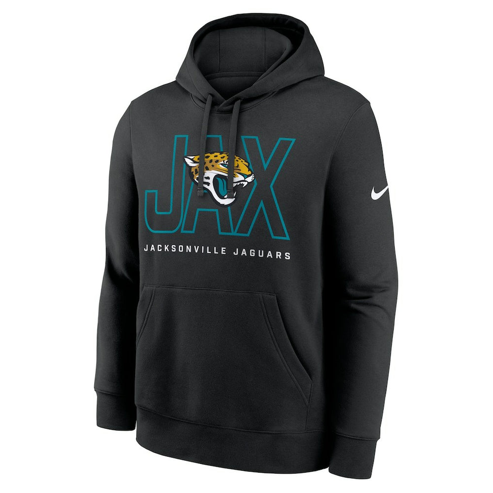 Jacksonville Jaguars Busted Play Club Fleece Pullover Hoodie - Black Hoodies