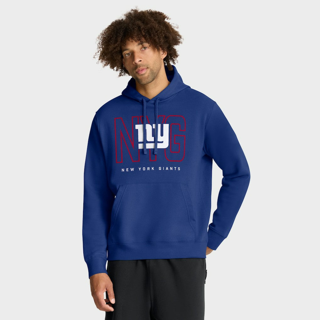 New York Giants Busted Play Club Fleece Pullover Hoodie - Royal Hoodies