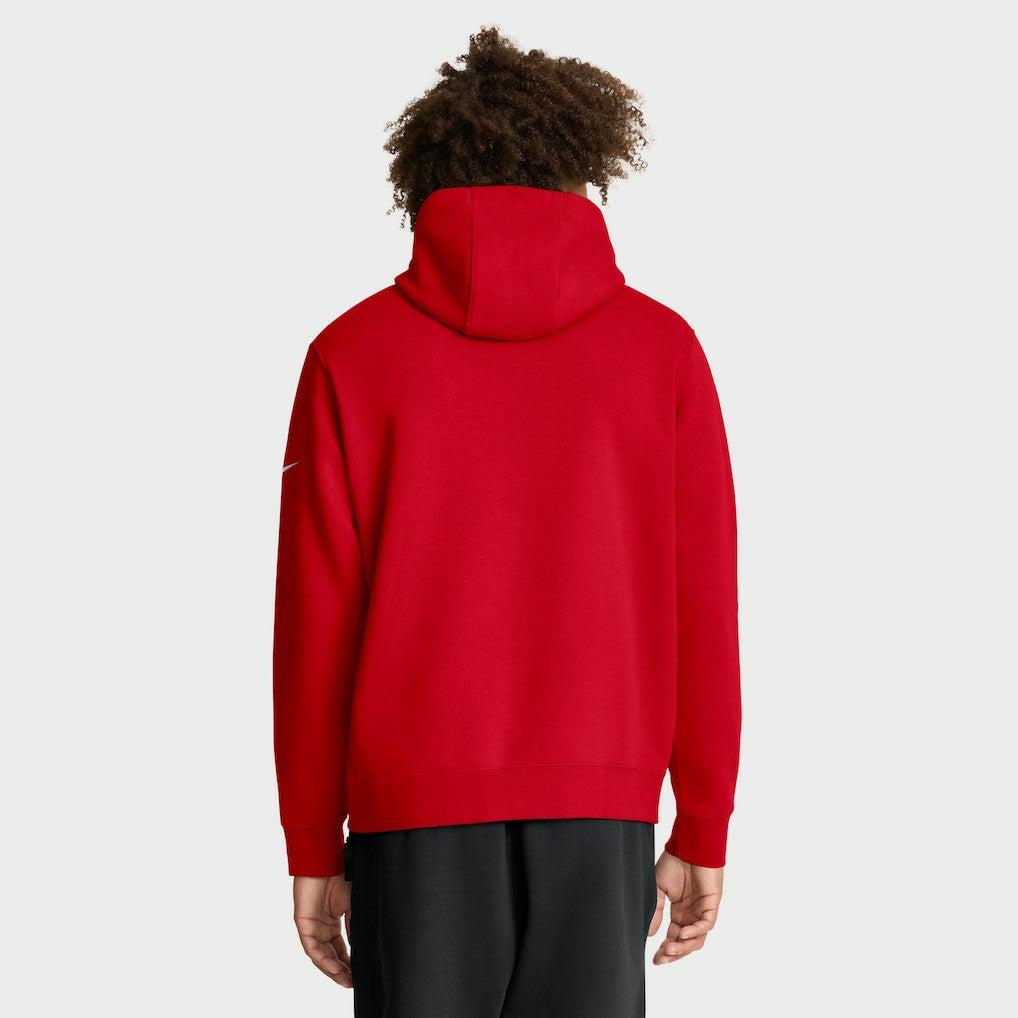 Kansas City Chiefs Busted Play Club Fleece Pullover Hoodie - Red Hoodies