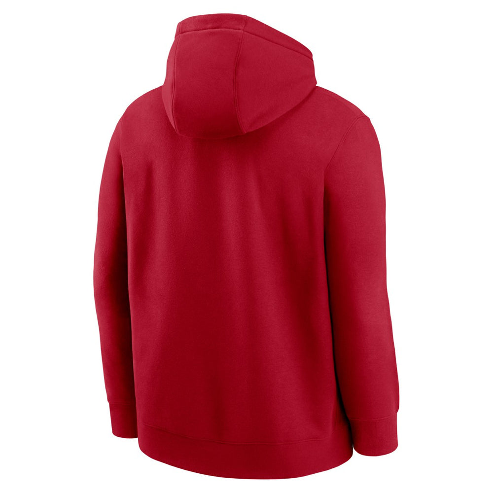 Tampa Bay Buccaneers Busted Play Club Fleece Pullover Hoodie - Red Hoodies