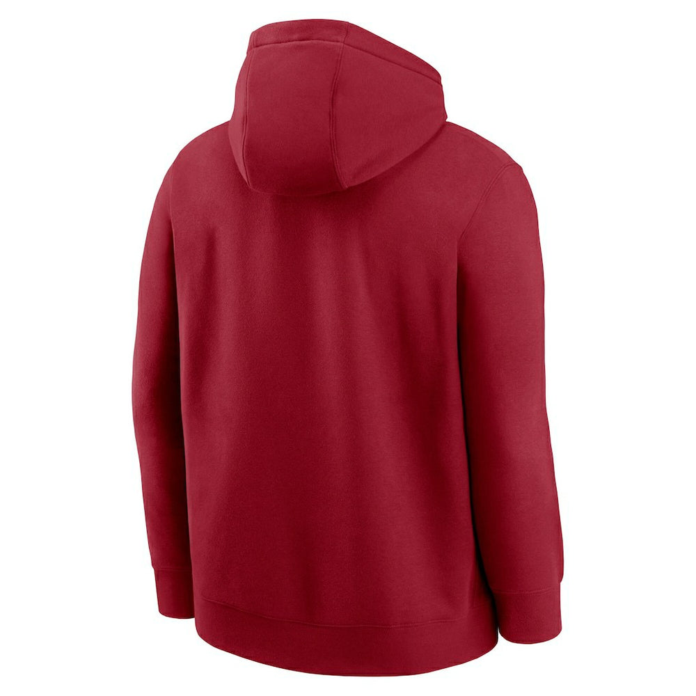 Arizona Cardinals Busted Play Club Fleece Pullover Hoodie - Cardinal Hoodies