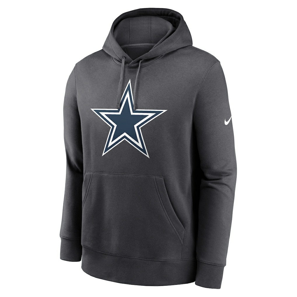 Dallas Cowboys Club Fleece Pullover Hoodie - Anthracite Hoodies