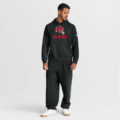 Atlanta Falcons Best Season Rewind Club Pullover Hoodie - Black Hoodies