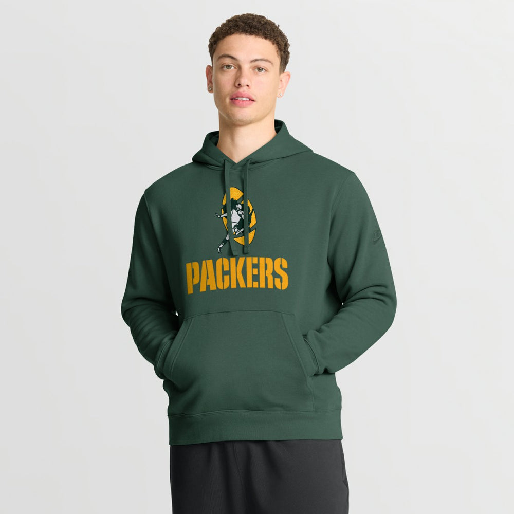 Green Bay Packers Best Season Rewind Club Pullover Hoodie - Green Hoodies