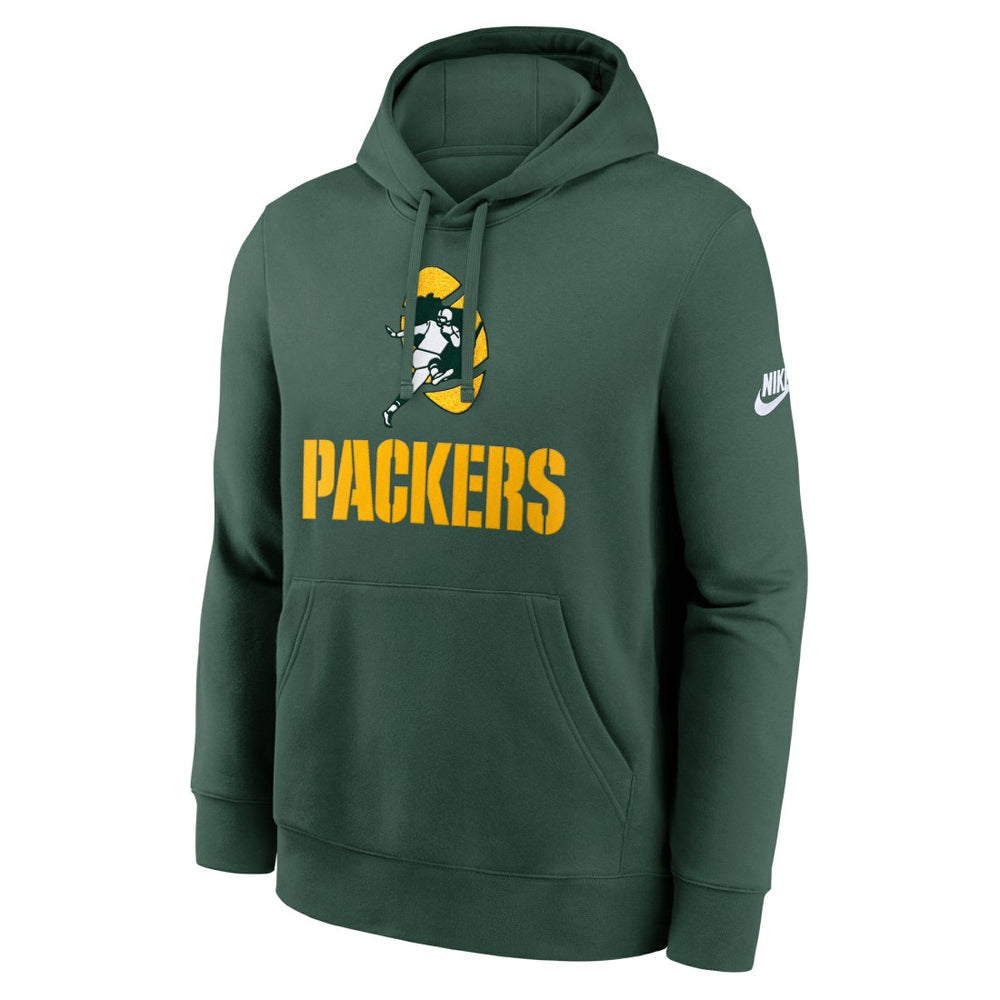 Green Bay Packers Best Season Rewind Club Pullover Hoodie - Green Hoodies