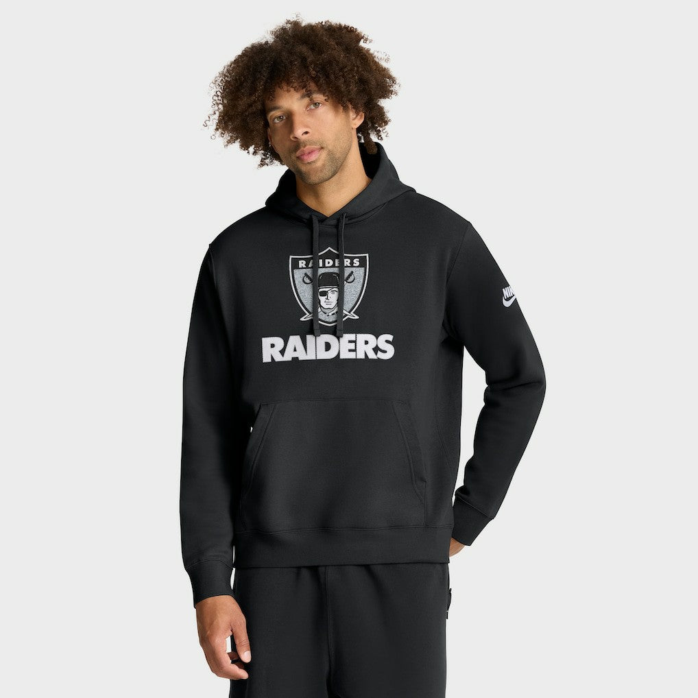 Las Vegas Raiders Best Season Rewind Club Pullover Hoodie - Black Hoodies