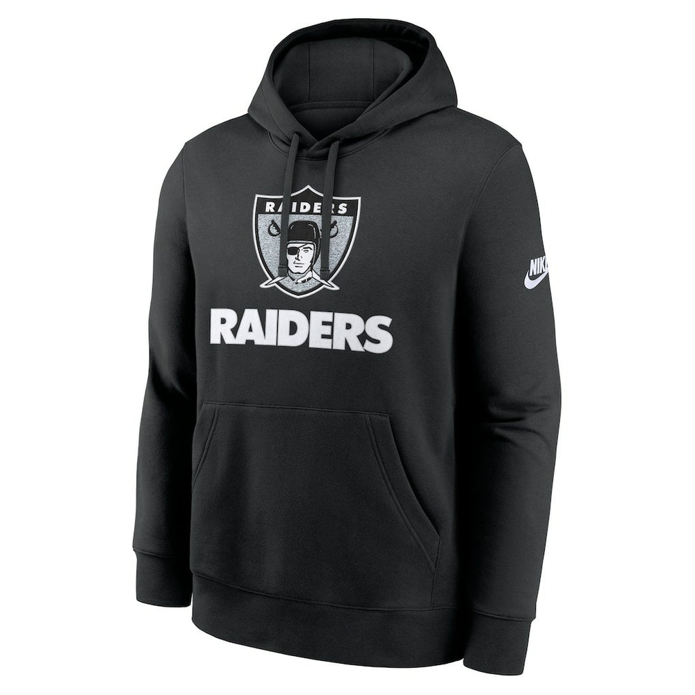 Las Vegas Raiders Best Season Rewind Club Pullover Hoodie - Black Hoodies