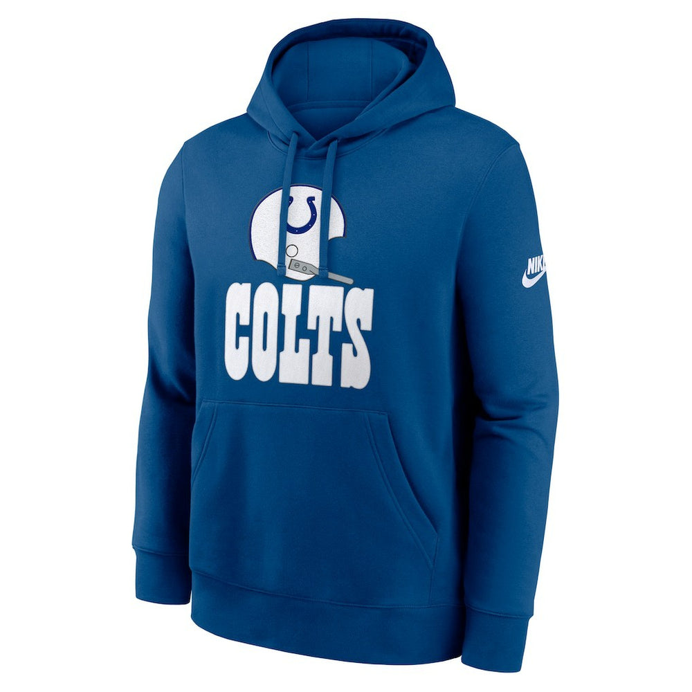 Indianapolis Colts Best Season Rewind Club Pullover Hoodie - Royal Hoodies