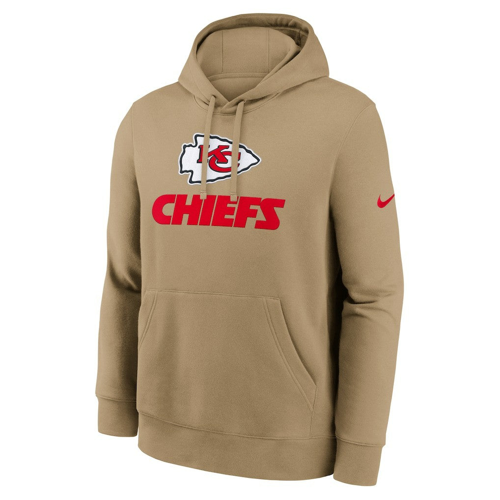 Kansas City Chiefs Best Season Rewind Club Pullover Hoodie - Tan Hoodies