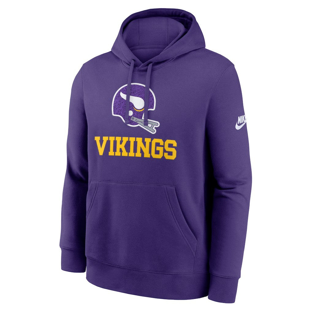 Minnesota Vikings Best Season Rewind Club Pullover Hoodie - Purple Hoodies
