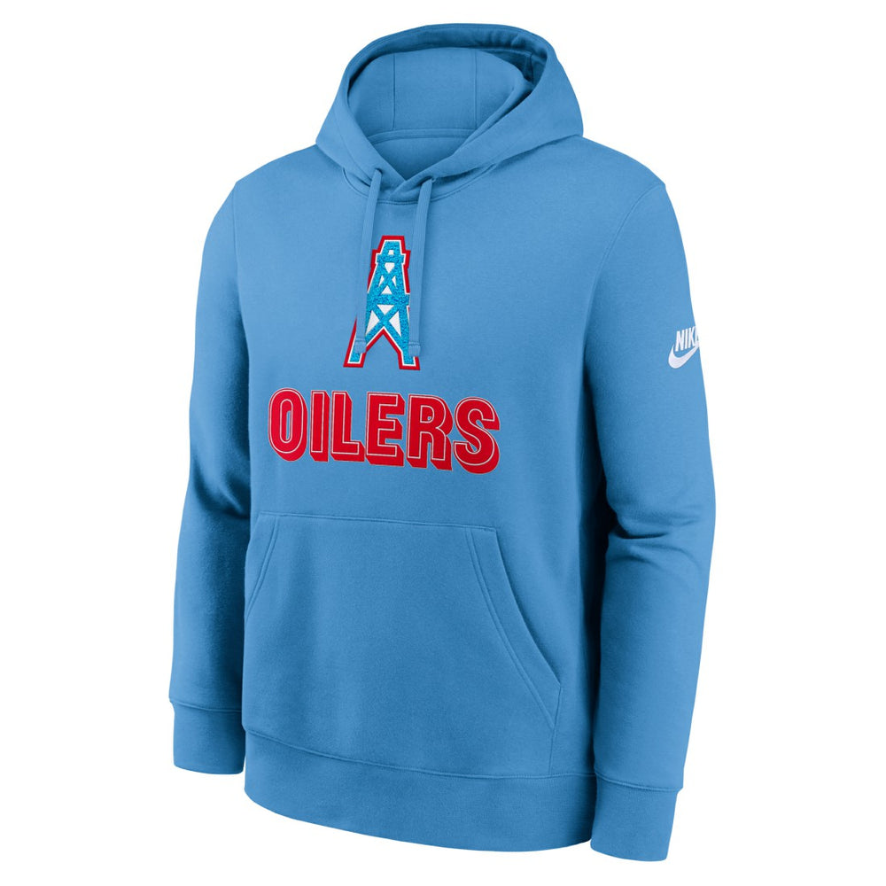 Tennessee Titans Best Season Rewind Club Pullover Hoodie - Light Blue Hoodies