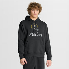 Pittsburgh Steelers Best Season Rewind Club Pullover Hoodie - Black Hoodies