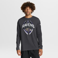 Baltimore Ravens Primetime Legend Icon Performance Long Sleeve T-Shirt - Anthracite T-shirts