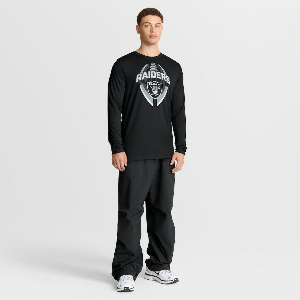 Las Vegas Raiders Primetime Legend Icon Performance Long Sleeve T-Shirt - Black T-shirts