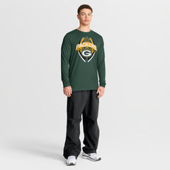 Green Bay Packers Primetime Legend Icon Performance Long Sleeve T-Shirt - Green T-shirts