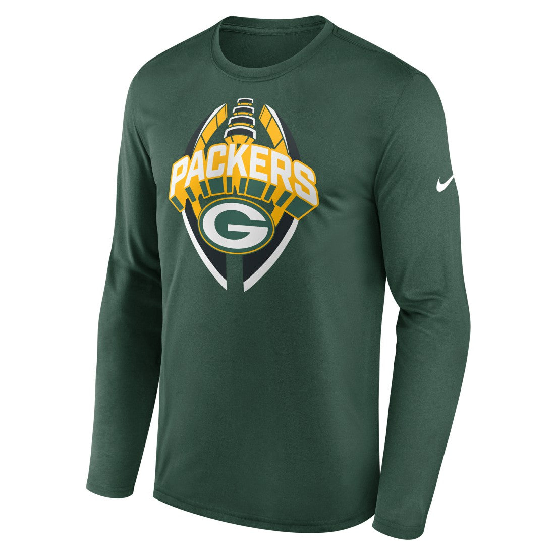 Green Bay Packers Primetime Legend Icon Performance Long Sleeve T-Shirt - Green T-shirts