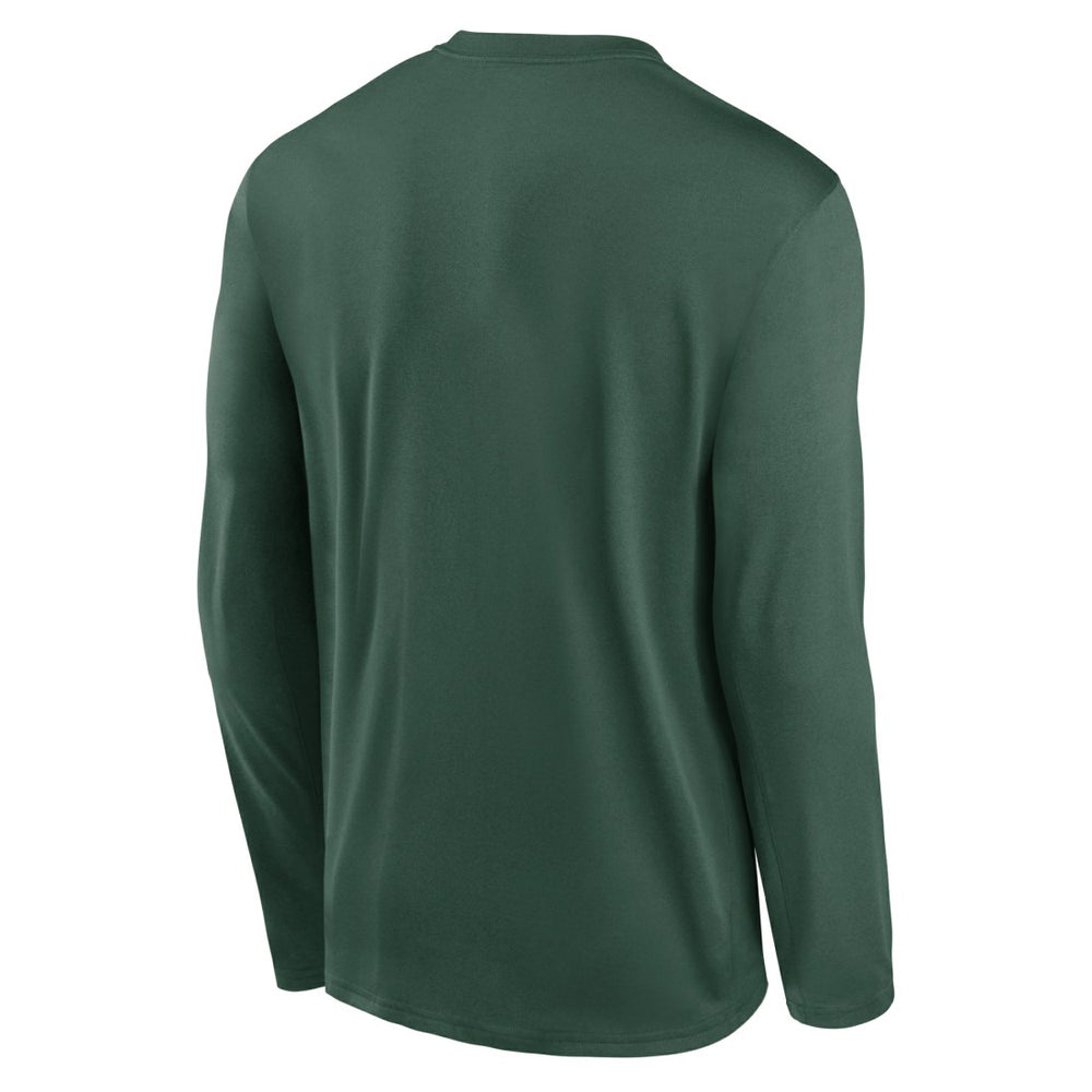Green Bay Packers Primetime Legend Icon Performance Long Sleeve T-Shirt - Green T-shirts