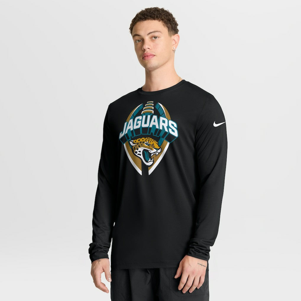 Jacksonville Jaguars Primetime Legend Icon Performance Long Sleeve T-Shirt - Black T-shirts