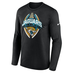 Jacksonville Jaguars Primetime Legend Icon Performance Long Sleeve T-Shirt - Black T-shirts