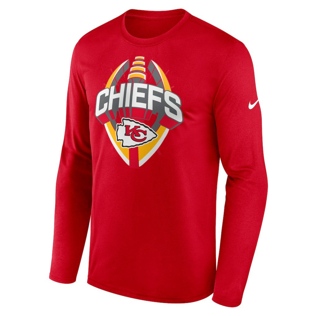 Kansas City Chiefs Primetime Legend Icon Performance Long Sleeve T-Shirt - Red T-shirts