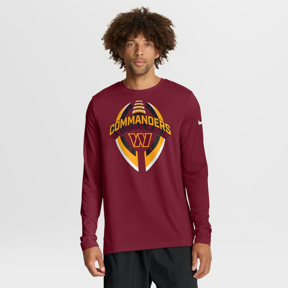 Washington Commanders Primetime Legend Icon Performance Long Sleeve T-Shirt - Burgundy T-shirts