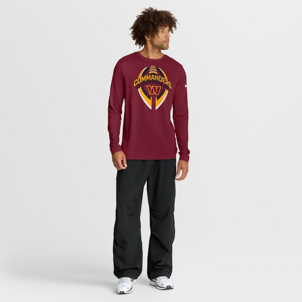 Washington Commanders Primetime Legend Icon Performance Long Sleeve T-Shirt - Burgundy T-shirts