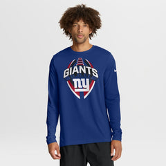 New York Giants Primetime Legend Icon Performance Long Sleeve T-Shirt - Royal T-shirts
