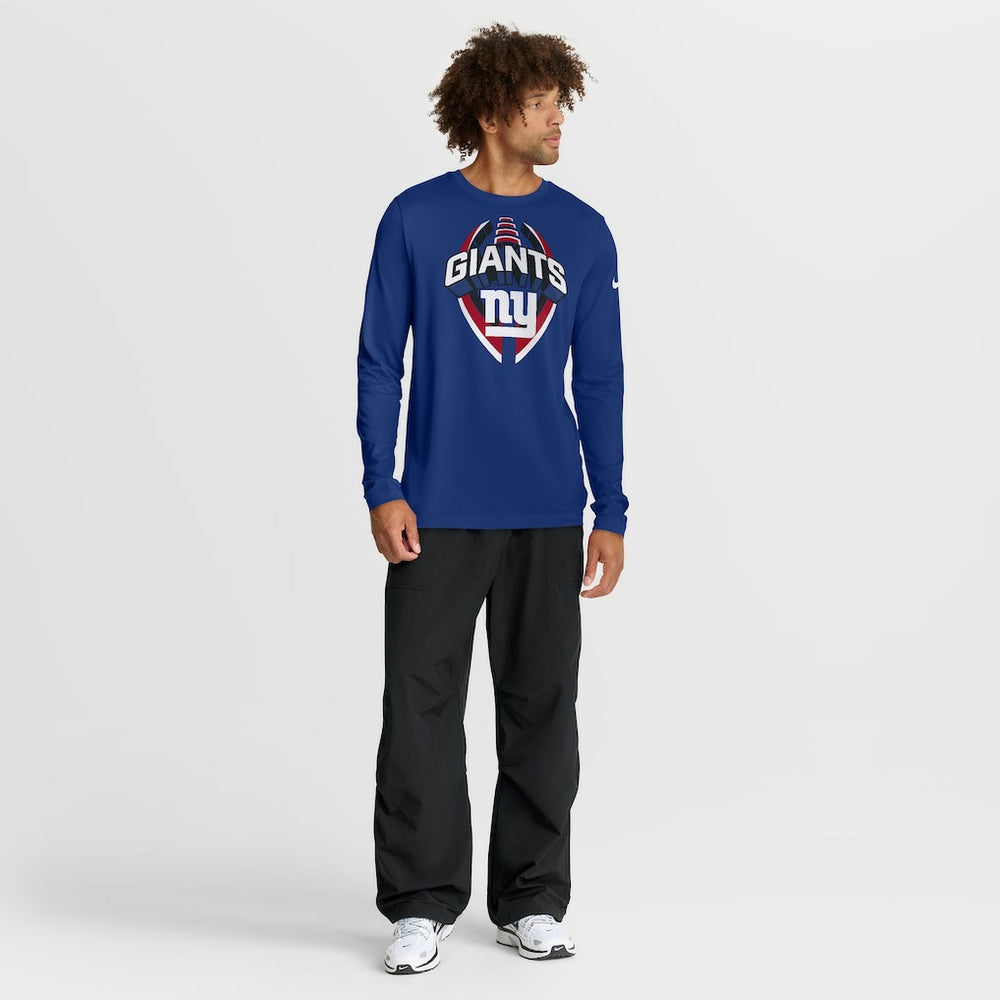 New York Giants Primetime Legend Icon Performance Long Sleeve T-Shirt - Royal T-shirts