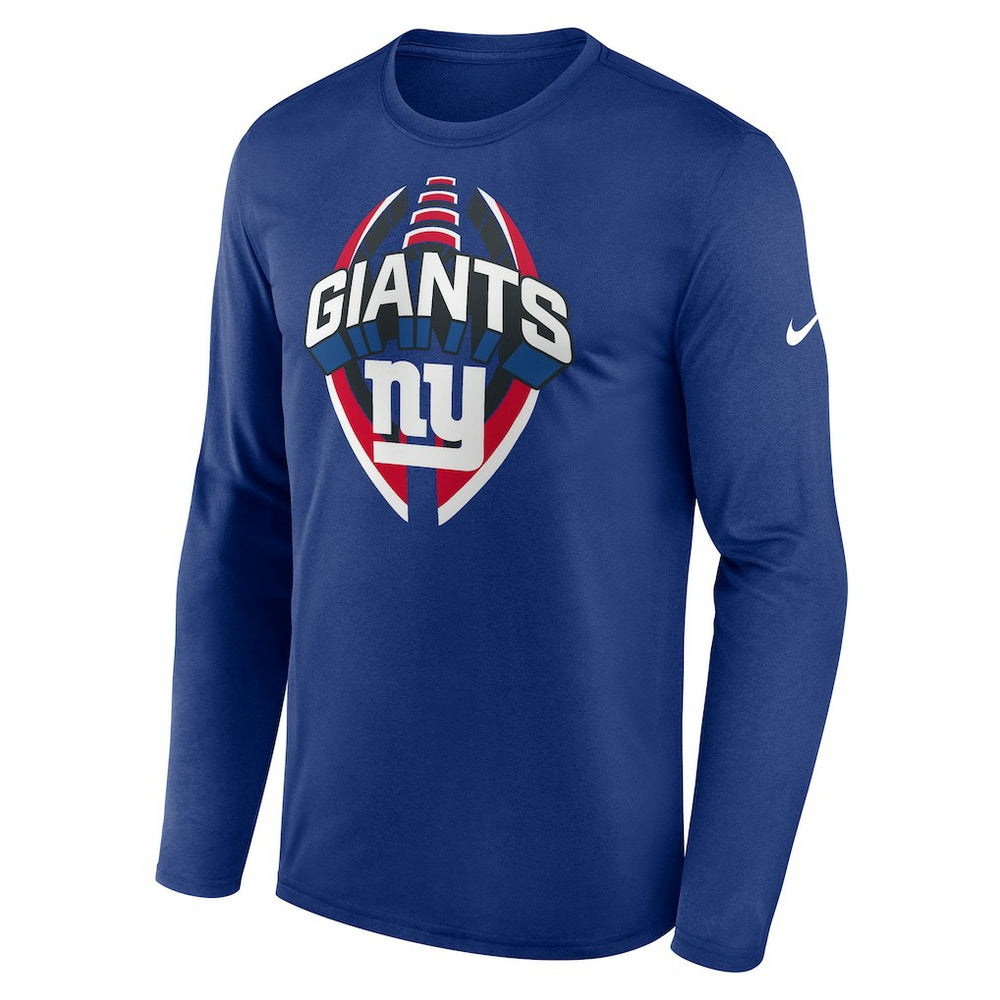 New York Giants Primetime Legend Icon Performance Long Sleeve T-Shirt - Royal T-shirts