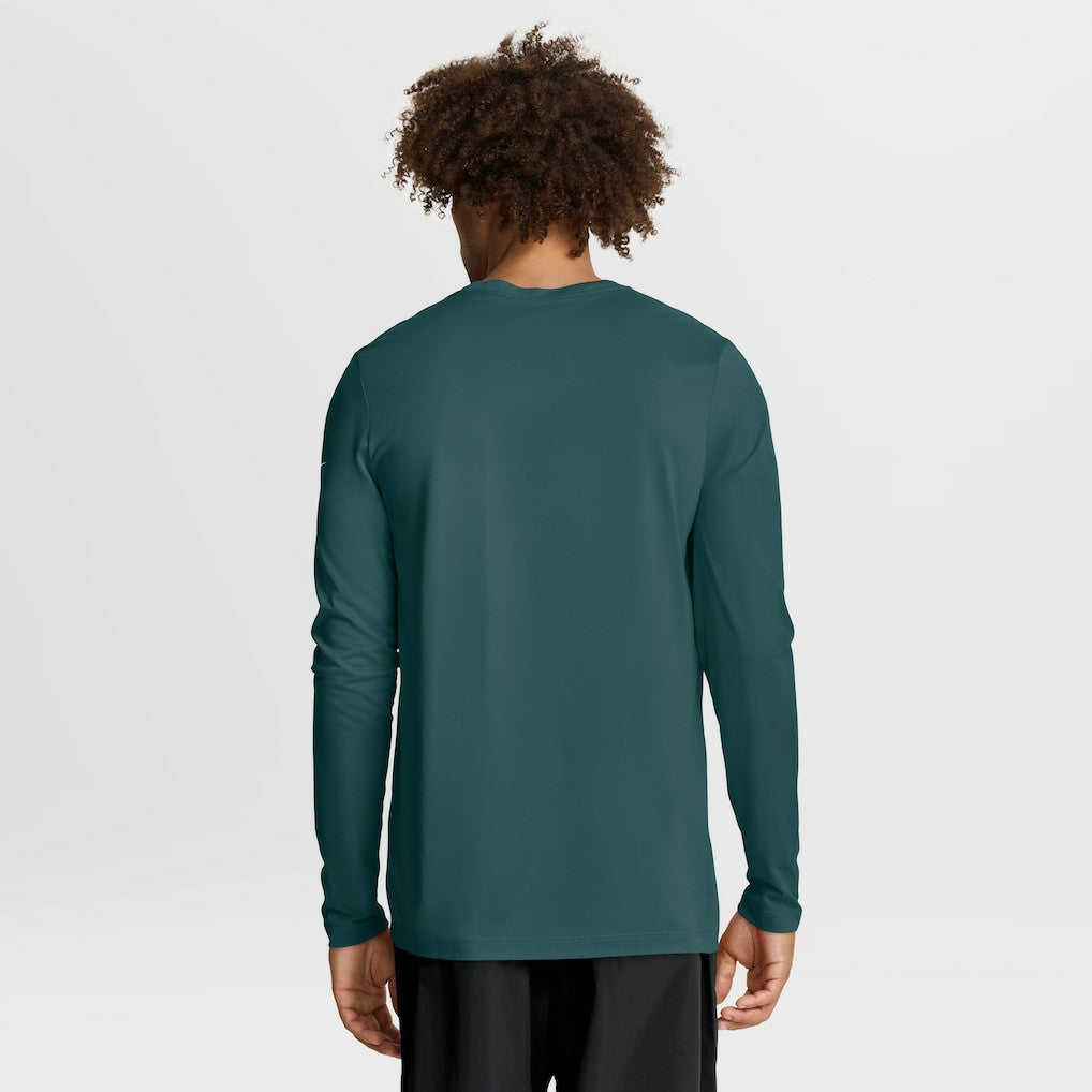 Philadelphia Eagles Primetime Legend Icon Performance Long Sleeve T-Shirt - Midnight Green T-shirts