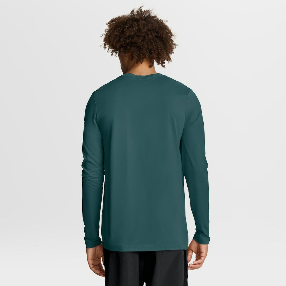 Philadelphia Eagles Primetime Legend Icon Performance Long Sleeve T-Shirt - Midnight Green T-shirts