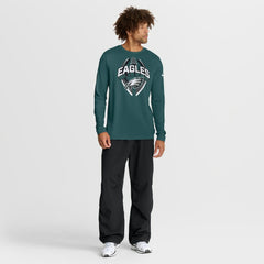 Philadelphia Eagles Primetime Legend Icon Performance Long Sleeve T-Shirt - Midnight Green T-shirts