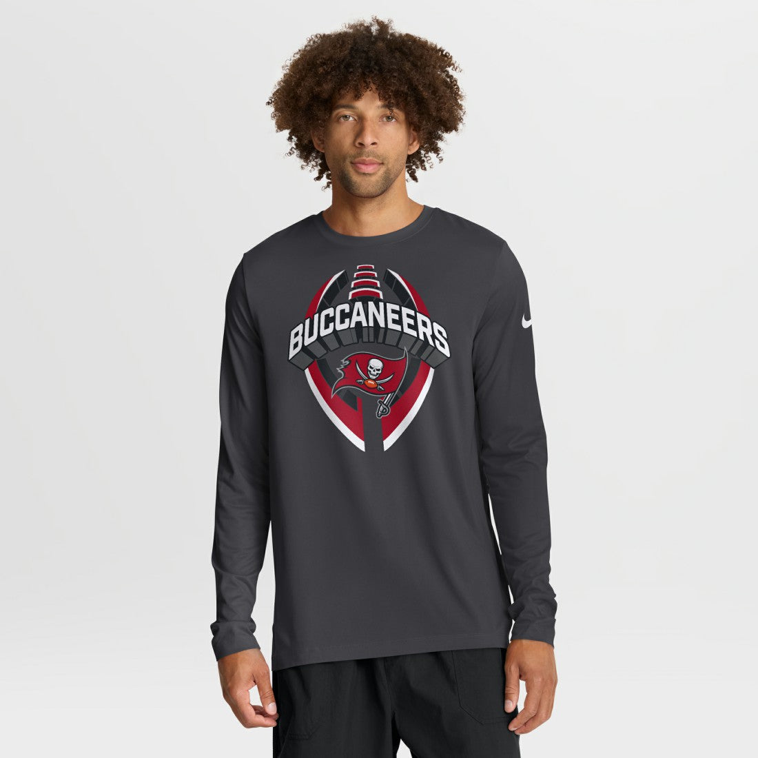 Tampa Bay Buccaneers Primetime Legend Icon Performance Long Sleeve T-Shirt - Anthracite T-shirts