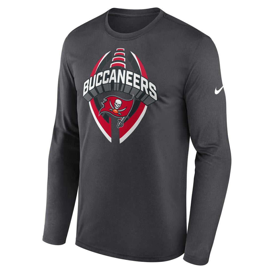 Tampa Bay Buccaneers Primetime Legend Icon Performance Long Sleeve T-Shirt - Anthracite T-shirts