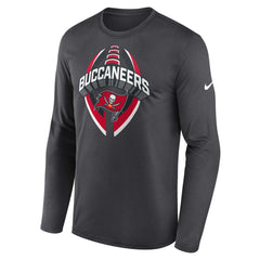 Tampa Bay Buccaneers Primetime Legend Icon Performance Long Sleeve T-Shirt - Anthracite T-shirts