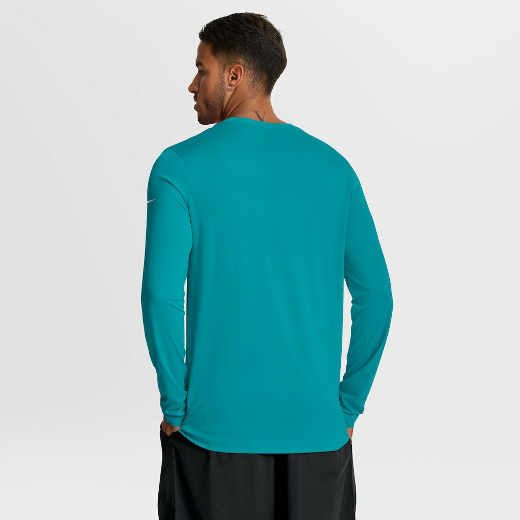 Miami Dolphins Primetime Legend Icon Performance Long Sleeve T-Shirt - Aqua T-shirts