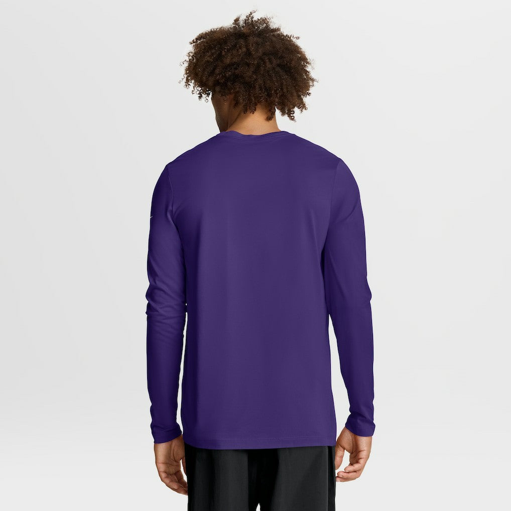 Minnesota Vikings Primetime Legend Icon Performance Long Sleeve T-Shirt - Purple T-shirts