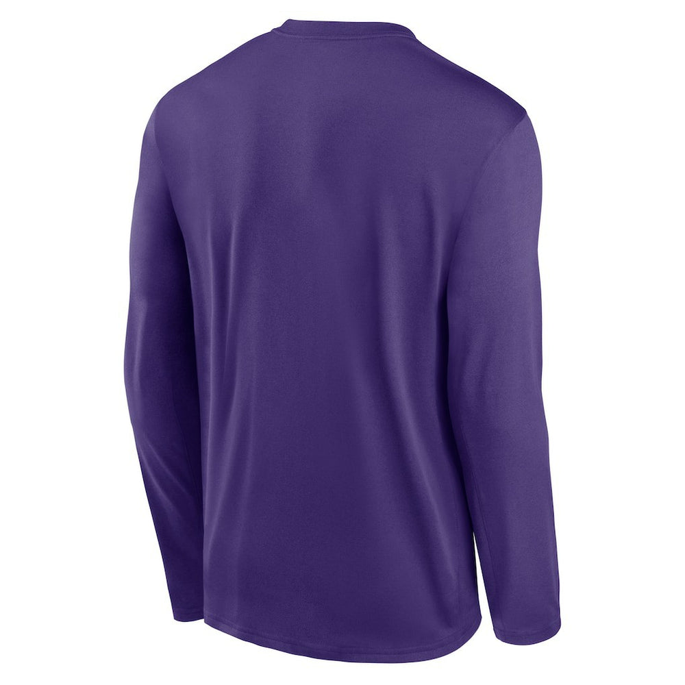 Minnesota Vikings Primetime Legend Icon Performance Long Sleeve T-Shirt - Purple T-shirts