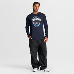 Tennessee Titans Primetime Legend Icon Performance Long Sleeve T-Shirt - Navy T-shirts