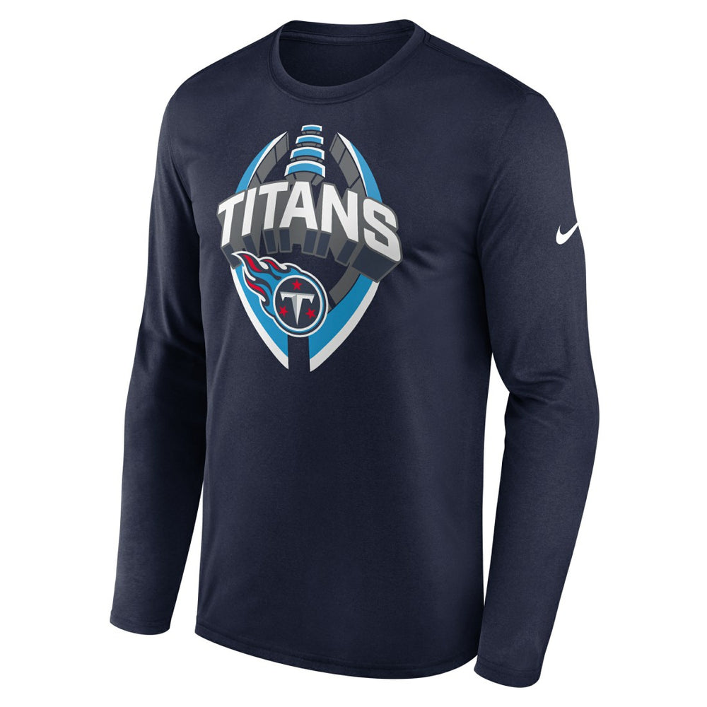 Tennessee Titans Primetime Legend Icon Performance Long Sleeve T-Shirt - Navy T-shirts